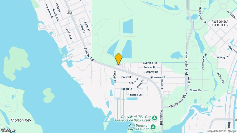 4341 Placida Rd Map and Location Details