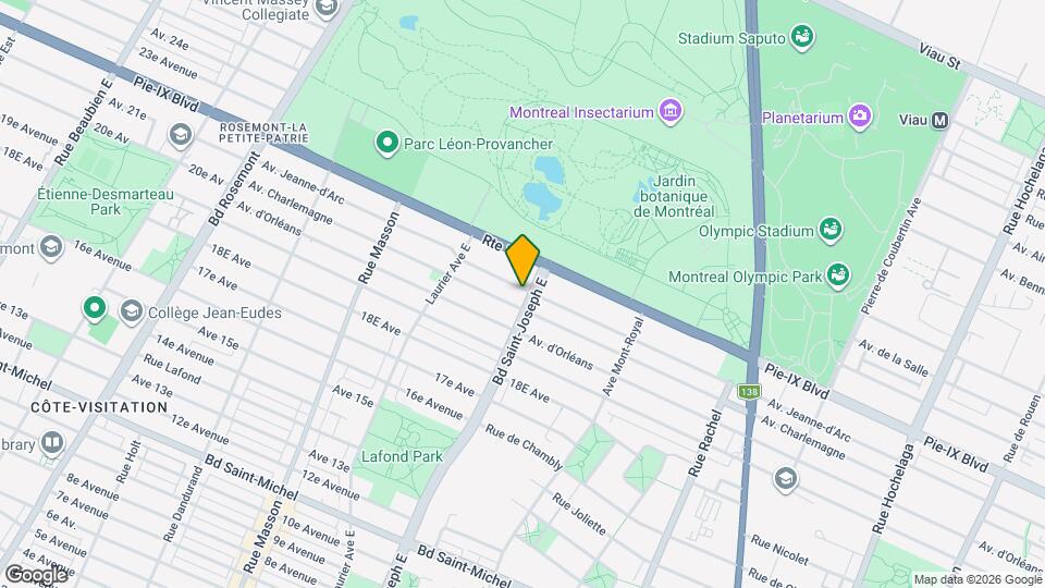 4015 Saint-Joseph Boul E Map and Location Details