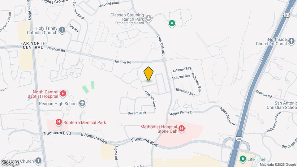 915 Classen Pass Map and Location Details