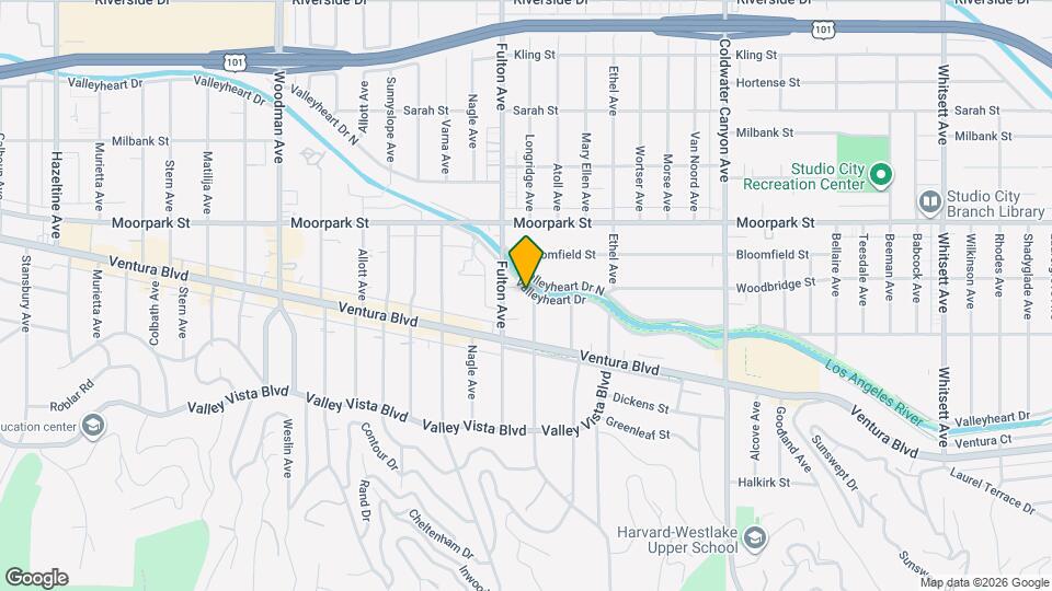 4249 Longridge Ave, Unit 208 Mapa y Detalles de la Ubicación