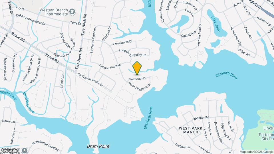 3016 Falmouth Dr Mapa y Detalles de la Ubicación