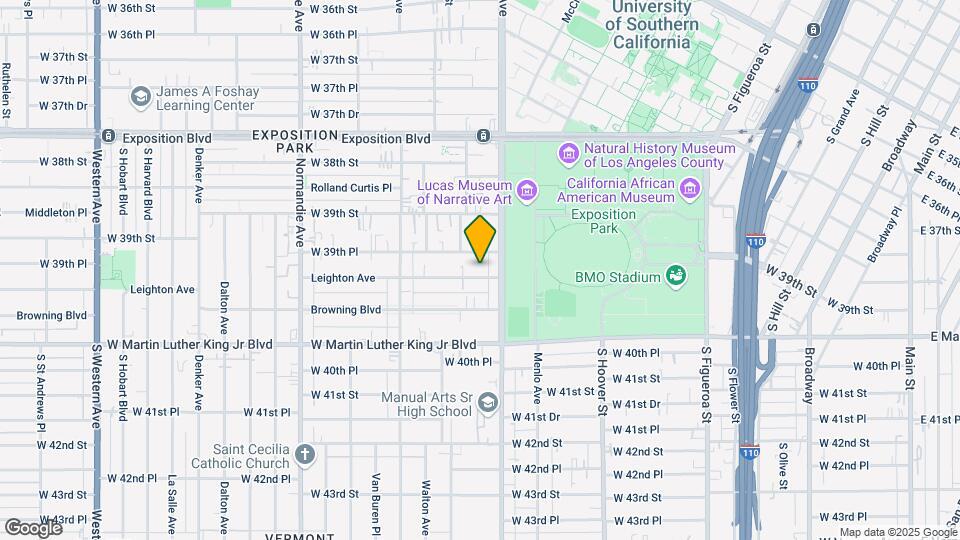 1023 Leighton Ave Map and Location Details