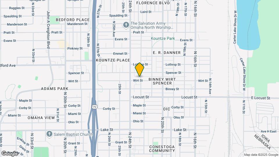 2202 Wirt St Map and Location Details