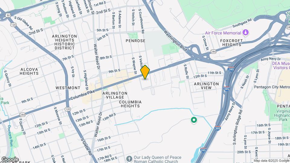 2200 Columbia Pike Map and Location Details