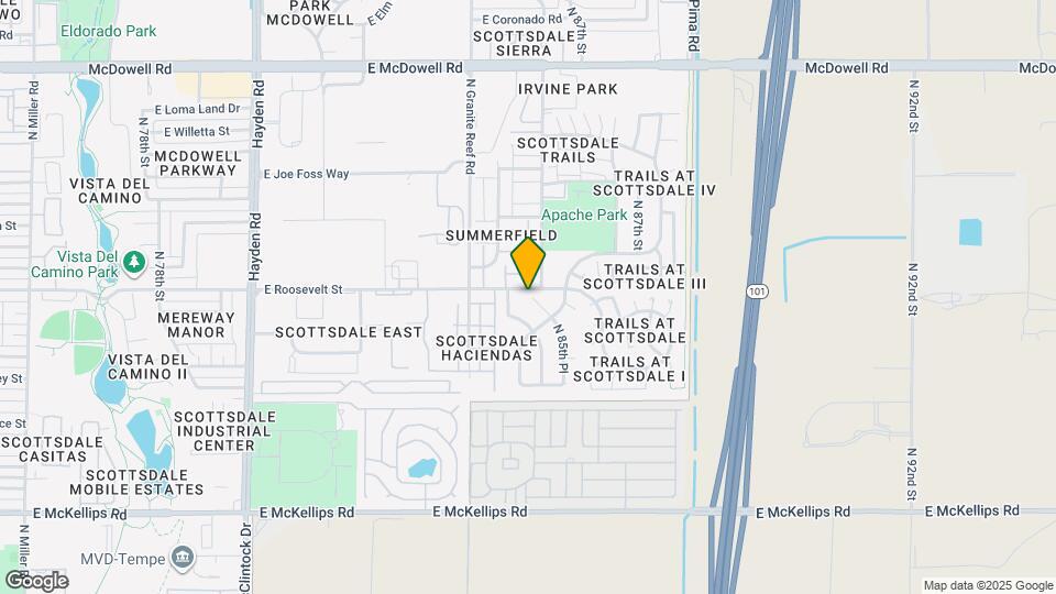 984 N 85th Pl Map and Location Details