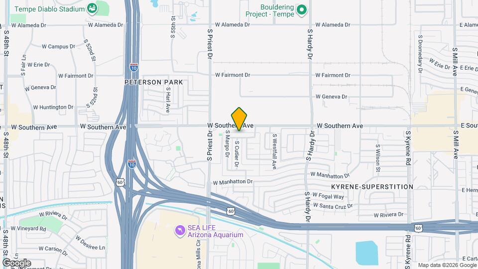 1238 W Malibu Dr Map and Location Details