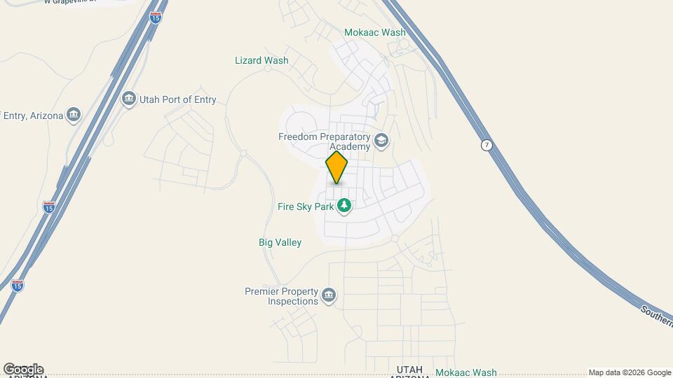 5804 S Adobe Sun Dr Map and Location Details