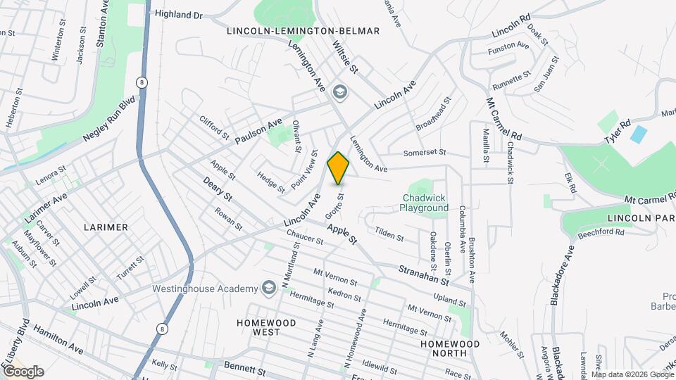 1263 Grotto St Map and Location Details