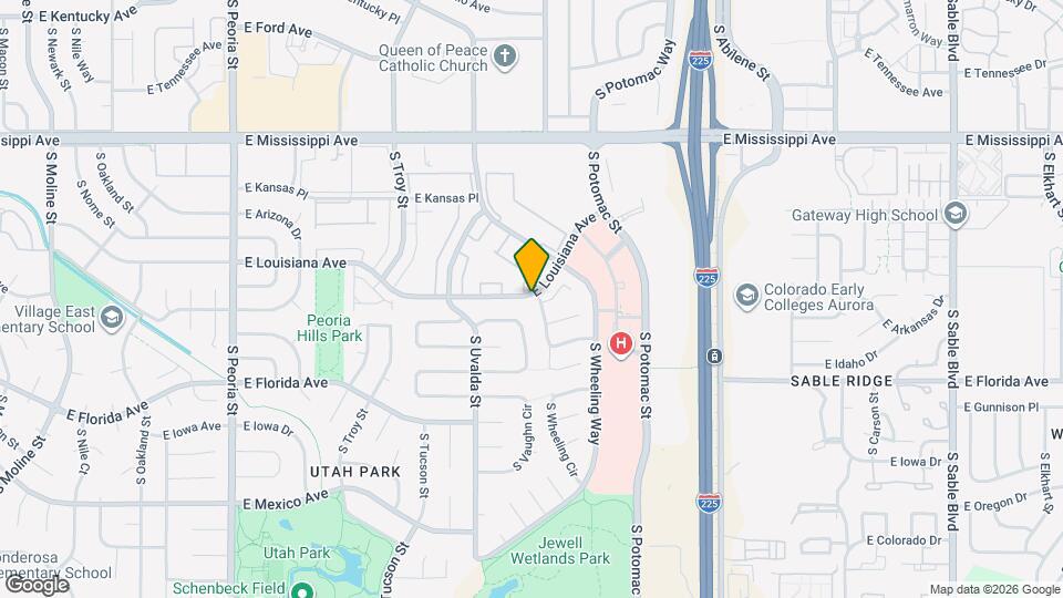 1217 S Victor St Map and Location Details