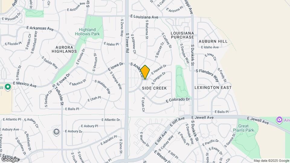 18757 E Hawaii Dr Map and Location Details