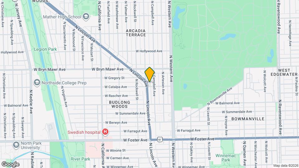 5505 N Lincoln Ave, Unit 2S Mapa y Detalles de la Ubicación