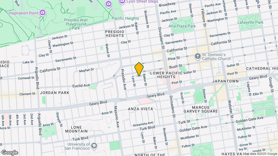 2620 Sutter St Mapa y Detalles de la Ubicación