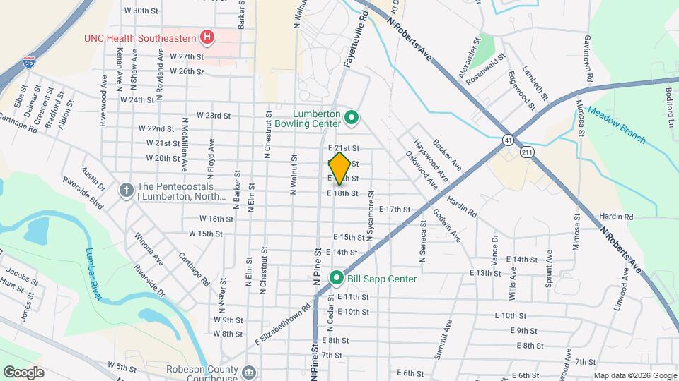 503 E 18th St Map and Location Details