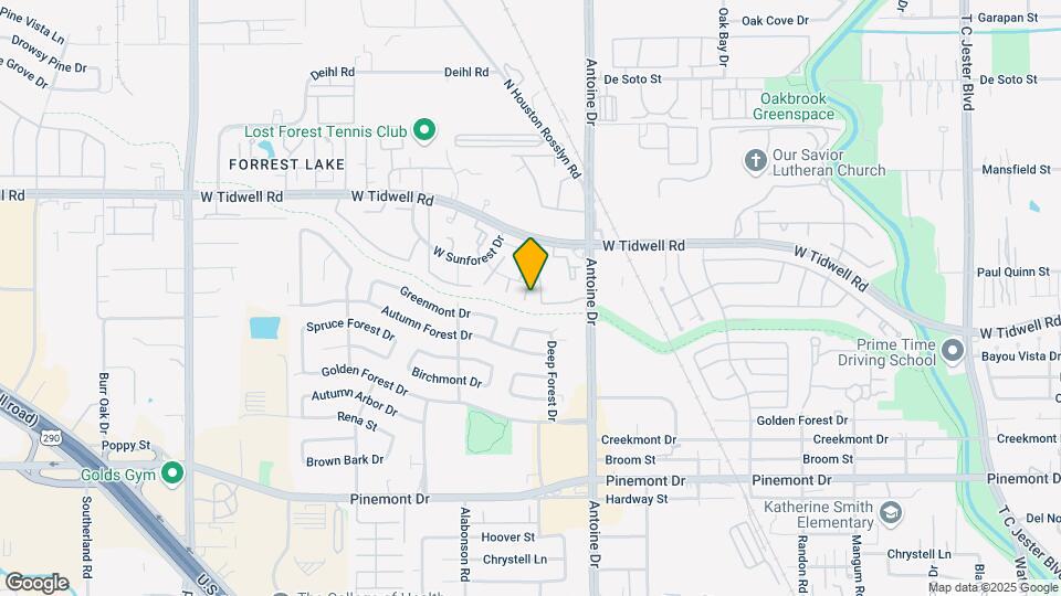 5809 Village Forest Ct Map and Location Details
