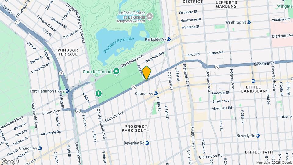 1620 Caton Ave Mapa y Detalles de la Ubicación