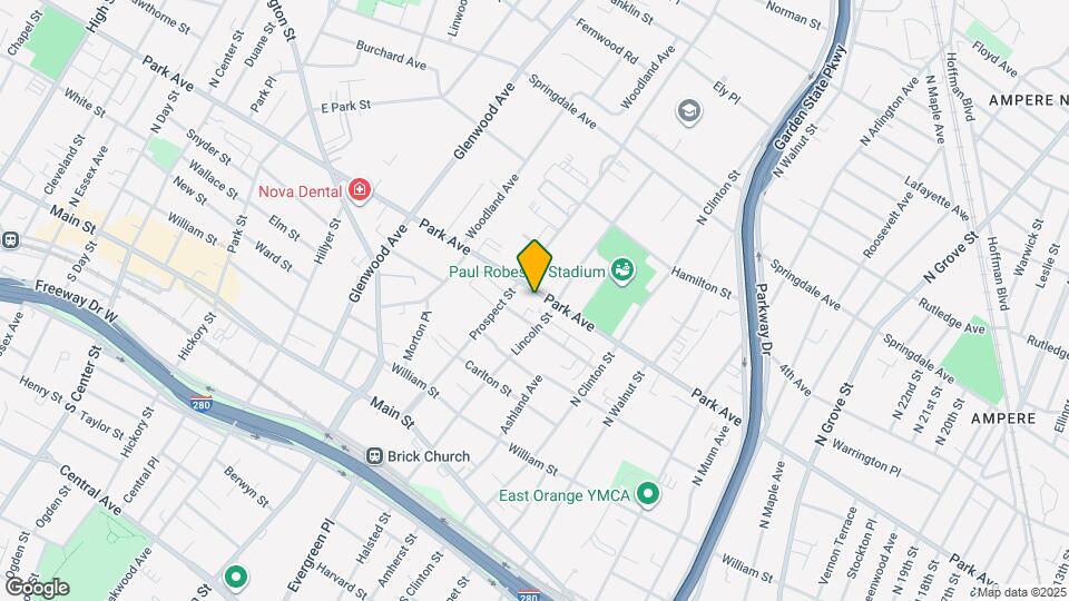 501 Park Ave Map and Location Details