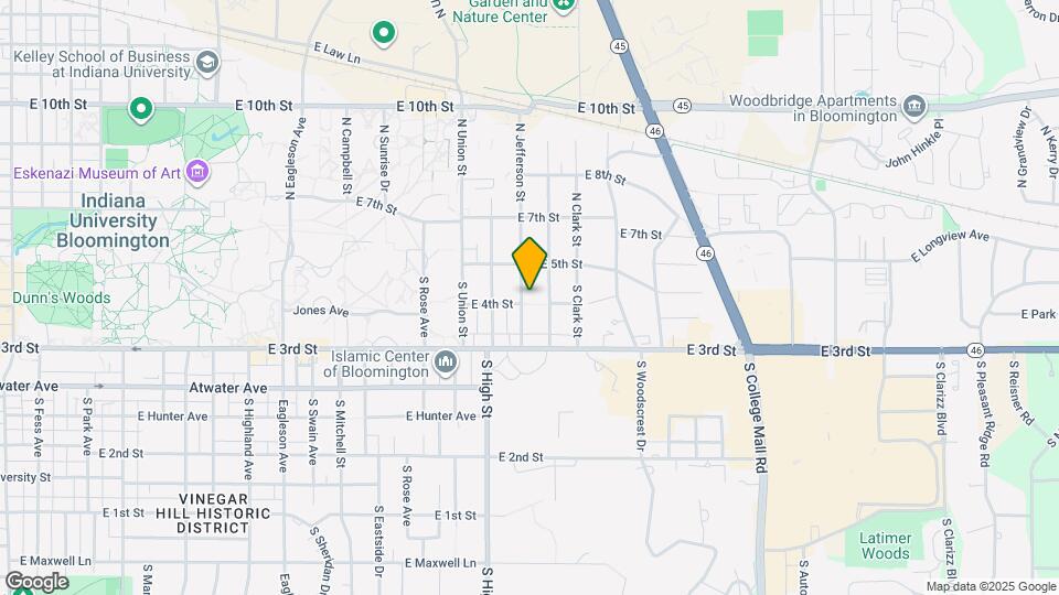 123 S Jefferson St Map and Location Details