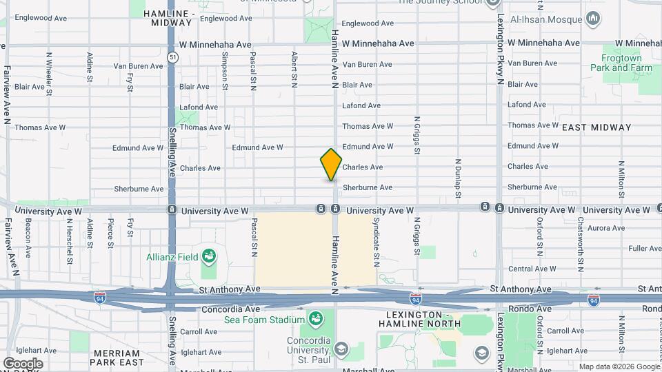 1341 Sherburne Ave Map and Location Details