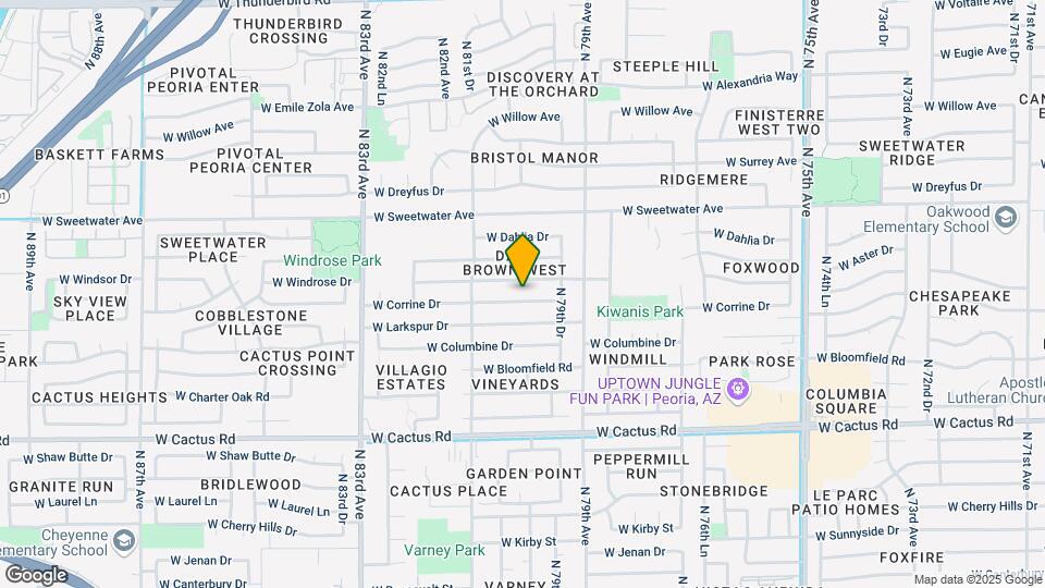 8002 W Corrine Dr Map and Location Details
