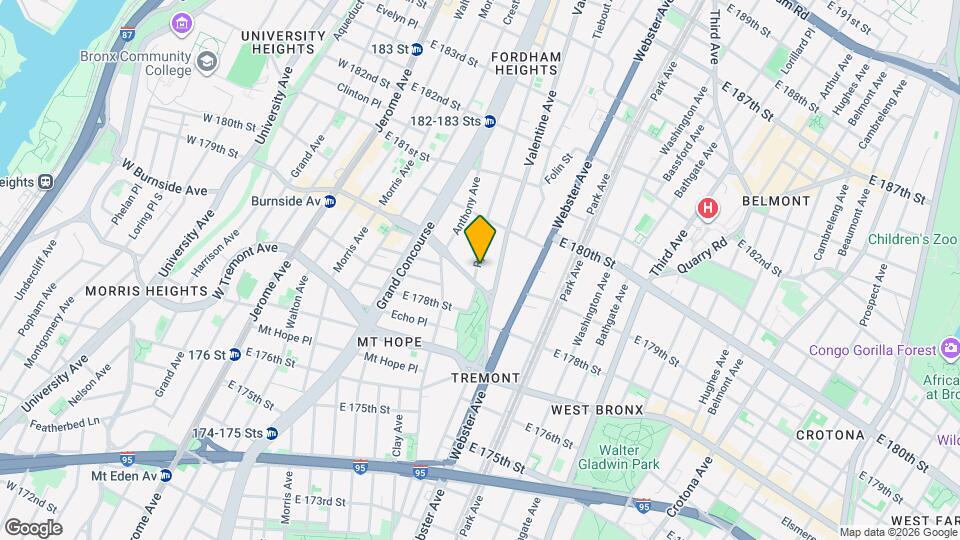 2026 Ryer Ave Map and Location Details