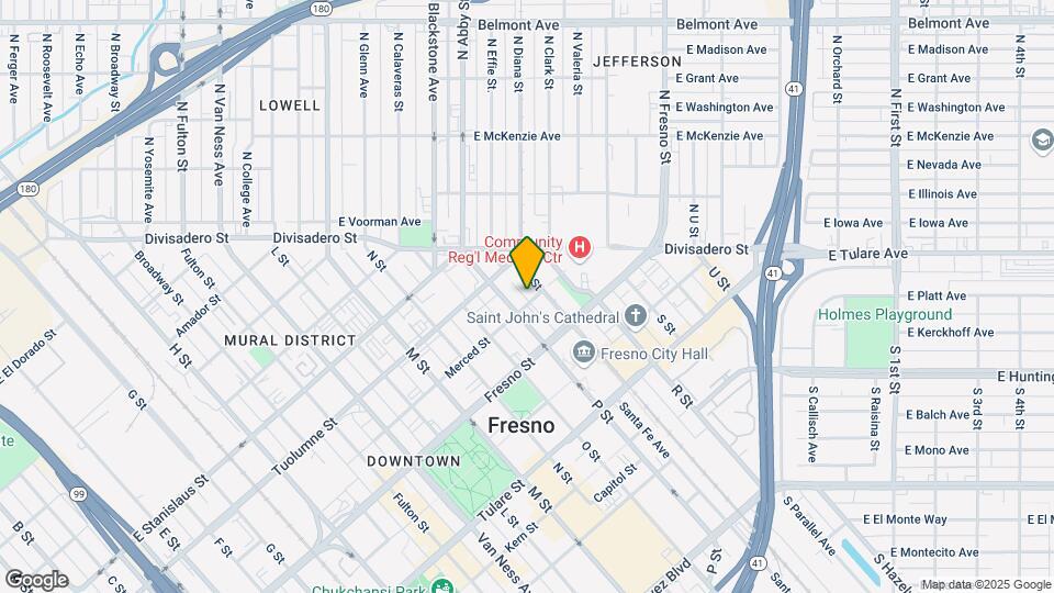 2625-2631 Merced St Map and Location Details