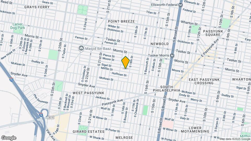 1821 Mifflin St Map and Location Details