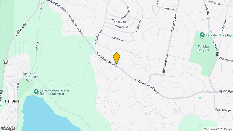 1458 Via Rancho Pkwy Map and Location Details