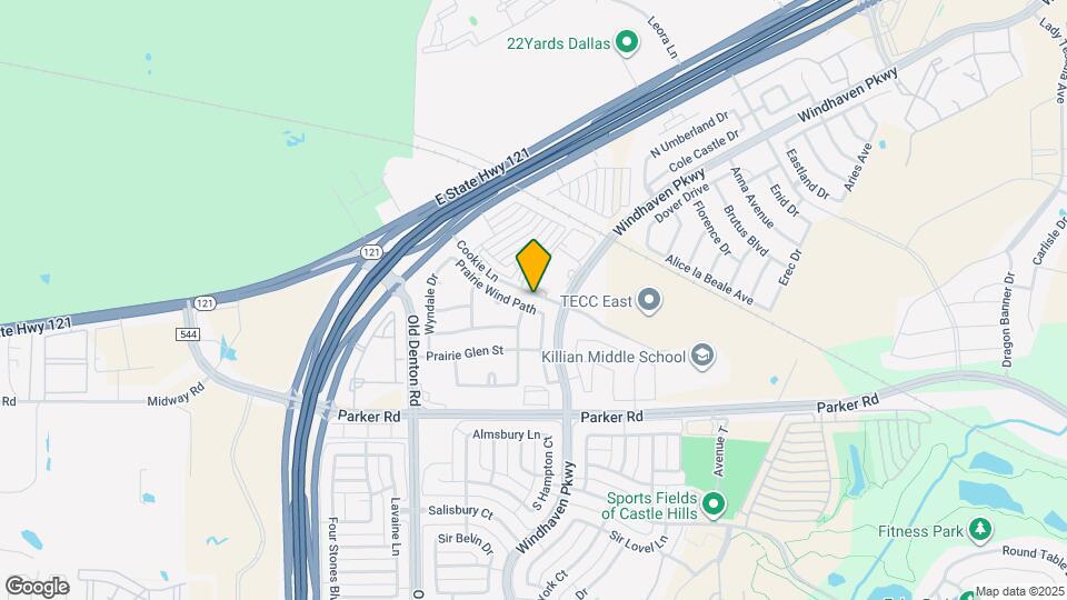 2327 Prairie Wind Path Map and Location Details