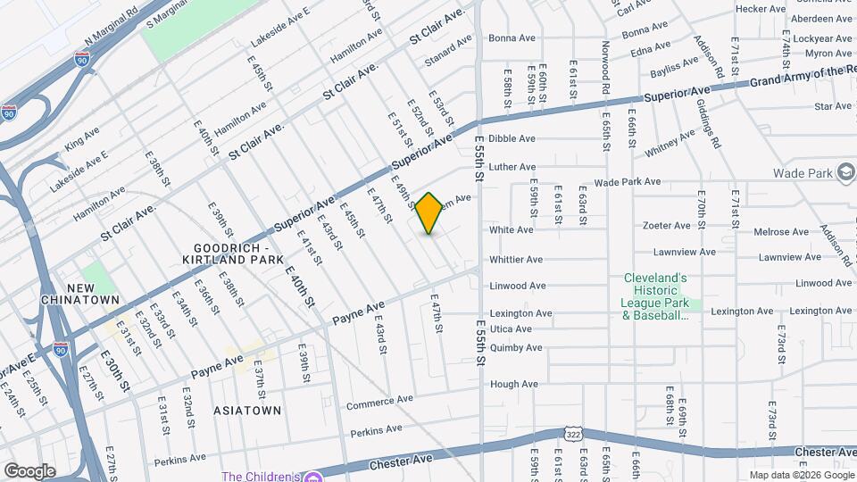 1600 E 49th St Map and Location Details