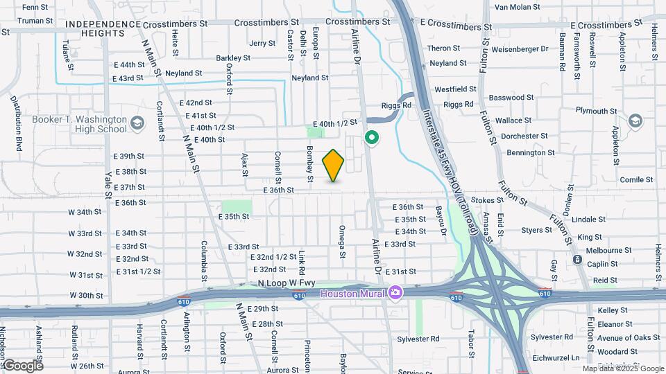 1015 E 36th St Map and Location Details