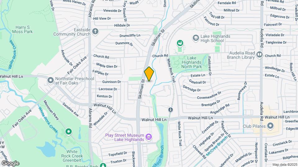 7340 Skillman St Map and Location Details