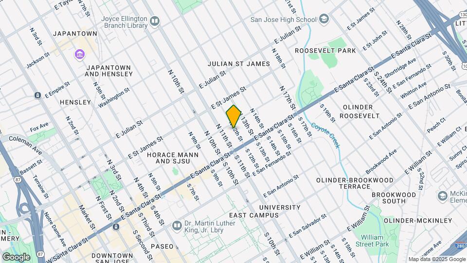 69 N 12th St Map and Location Details