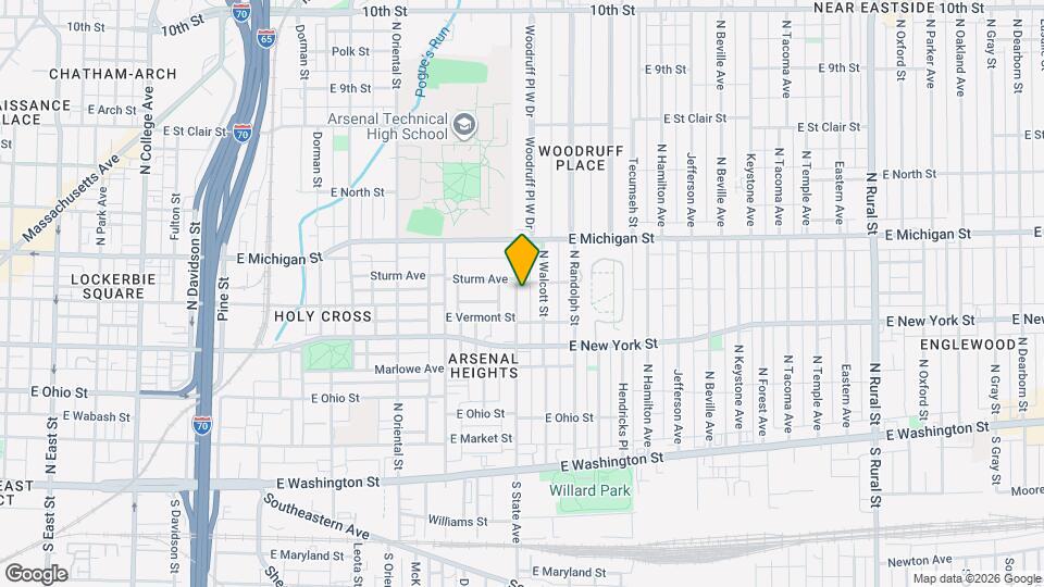 429 N State Ave Map and Location Details