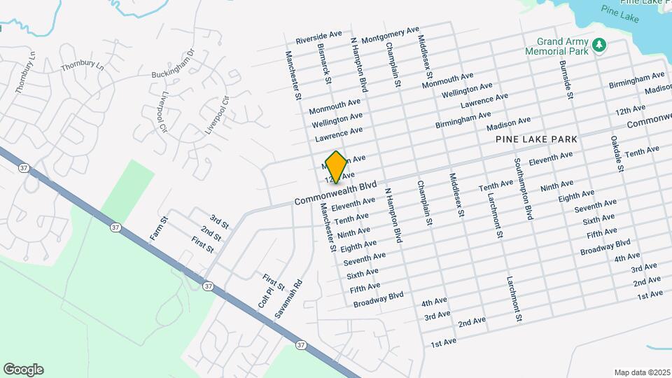 625 Commonwealth Blvd Map and Location Details