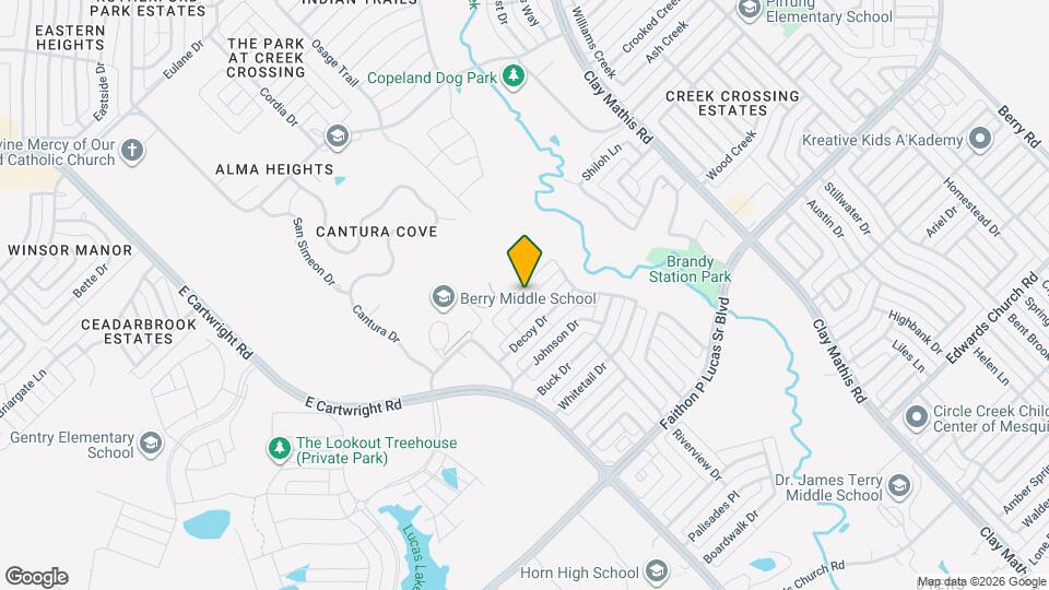 2501 Redfield Dr Map and Location Details