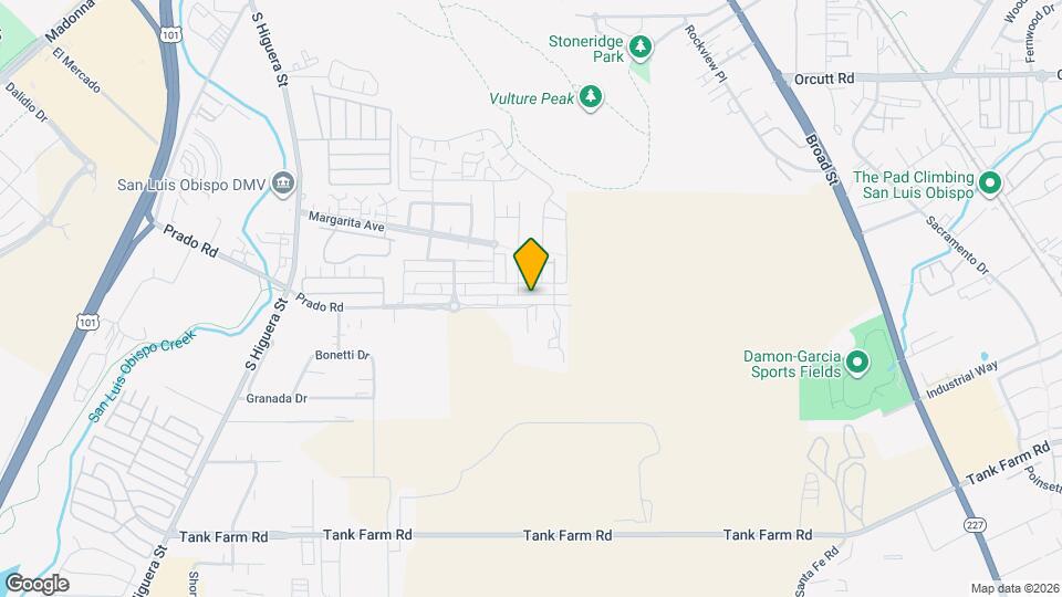 441 Mesa Way Map and Location Details