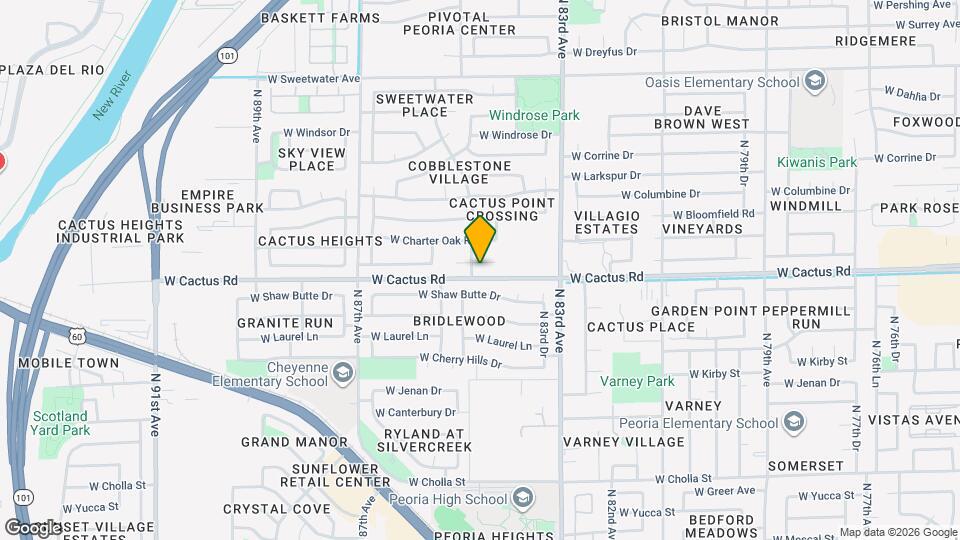 8449 W Wethersfield Rd Map and Location Details