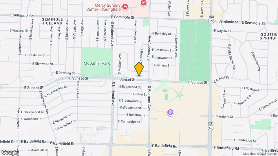 1317 E Sunset St Map and Location Details