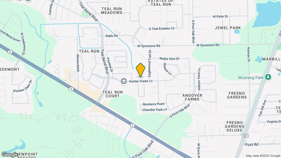 1518 Hunter Green Ln Map and Location Details