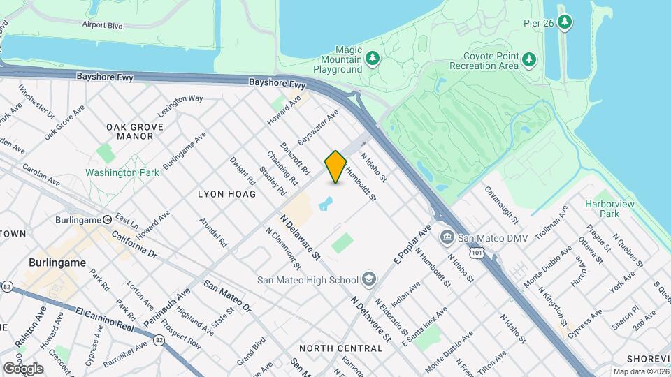 932 Peninsula Ave Map and Location Details