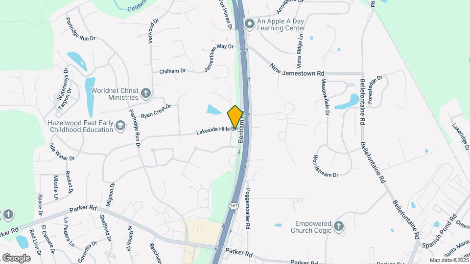 7020 Lakeside Hills Dr Map and Location Details