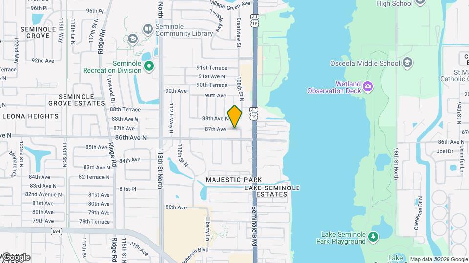 10838 87th Ave Map and Location Details