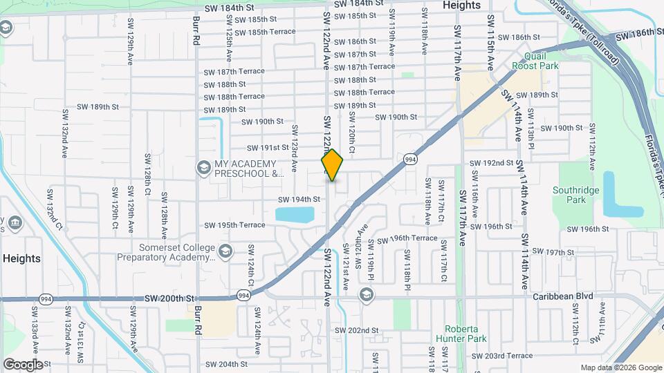 19314 SW 121st Ct Map and Location Details