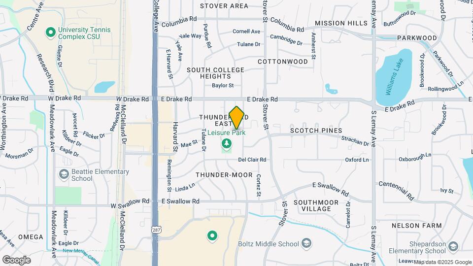 2715-2719 Stanford Rd Mapa y Detalles de la Ubicación