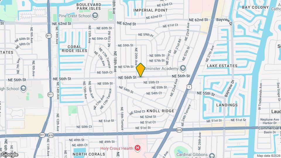 1980 NE 56th St Map and Location Details
