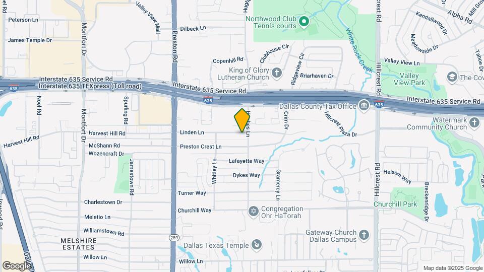 6254 Linden Ln Map and Location Details