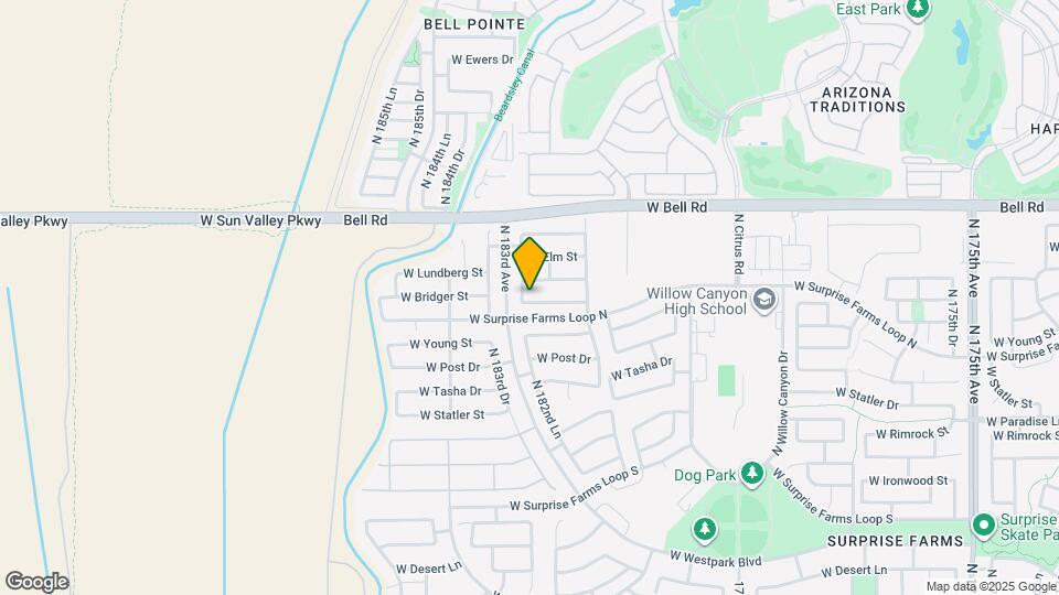 18272 W Bridger St Map and Location Details