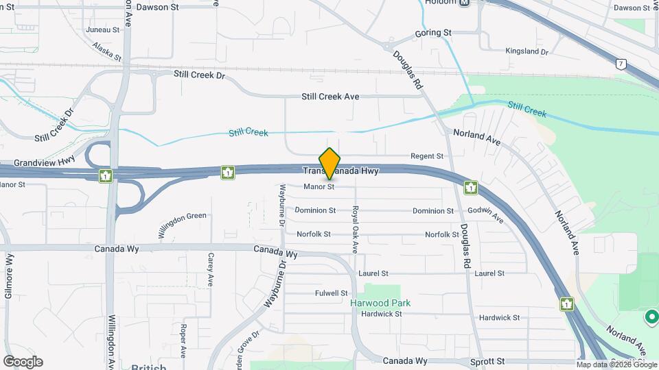 5131 Manor St Map and Location Details