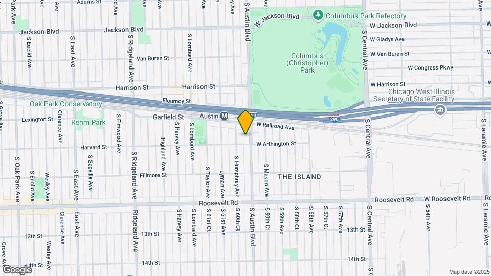 826 S Austin Blvd Map and Location Details