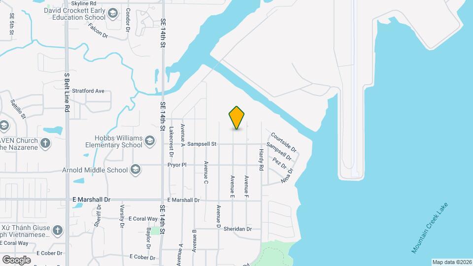 1522 Avenue E Map and Location Details